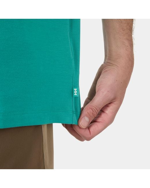 Helly Hansen Green Skog Recycled Graphic T-Shirt for men