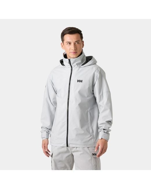 Helly Hansen Gray Hp Racing Hooded Jacket 2.0 for men