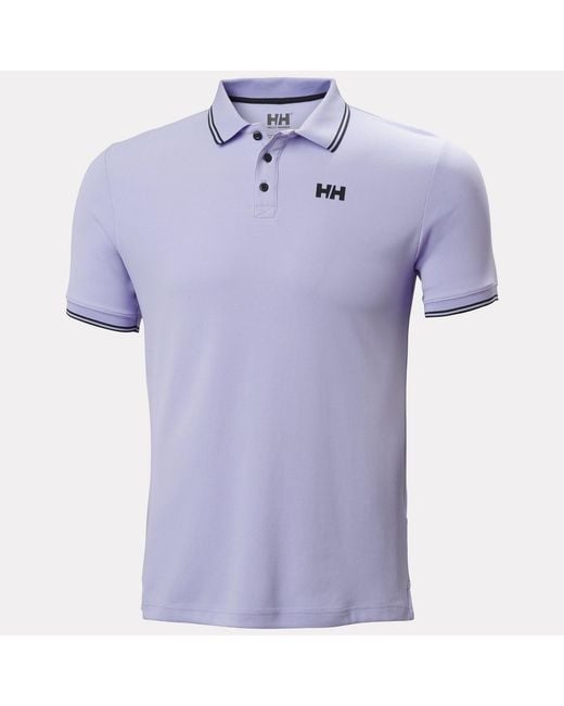 Helly Hansen Purple Kos Marine Quick-Dry Polo for men
