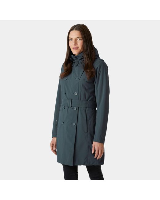 Helly Hansen Urban Lab Welsey Insulated Trench Coat Blue