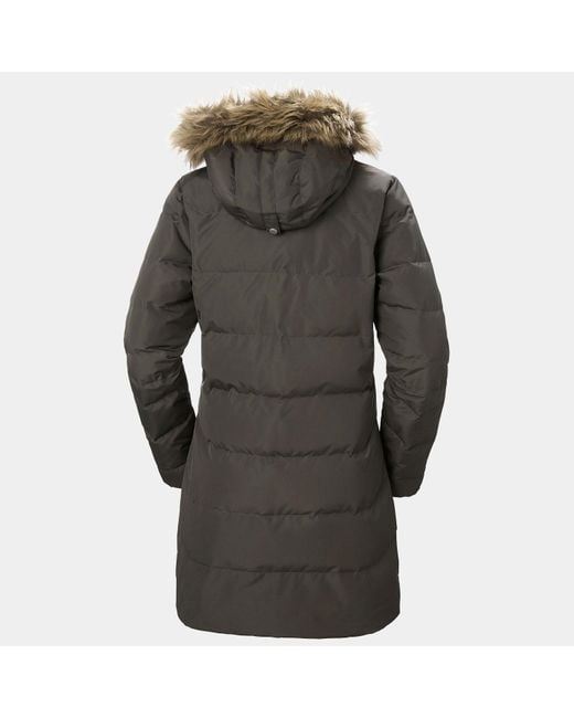 Helly Hansen Green Aden Down Long Parka