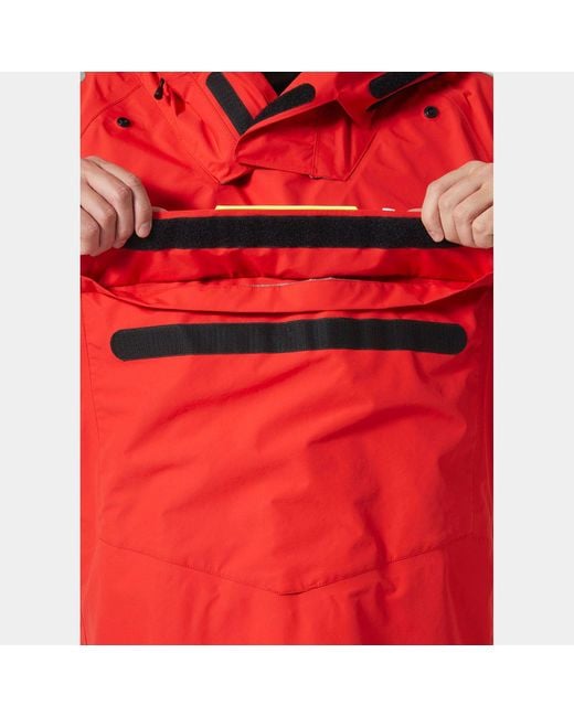 Helly Hansen Red Aegir Ocean Dry Breathable Smock Top for men