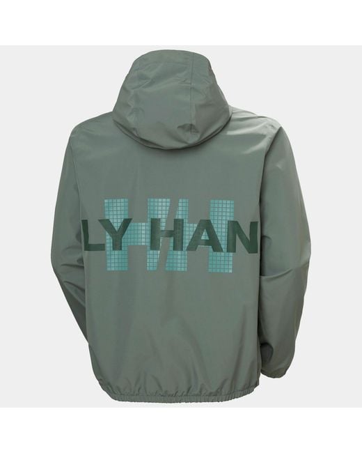 Helly Hansen Green Core Graphic Rain Jacket for men