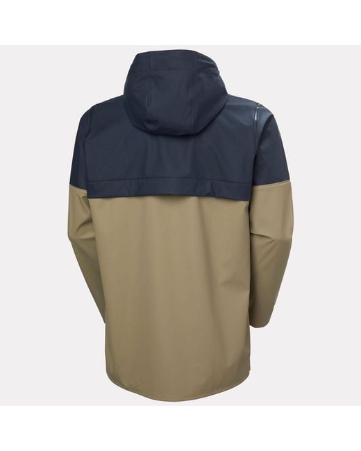 Helly Hansen Blue Moss Block Coat for men