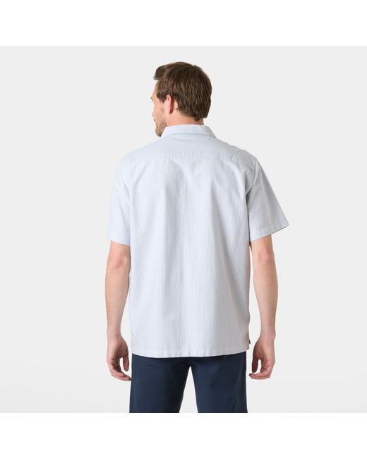 Helly Hansen White Shore Short Sleeve Shirt for men