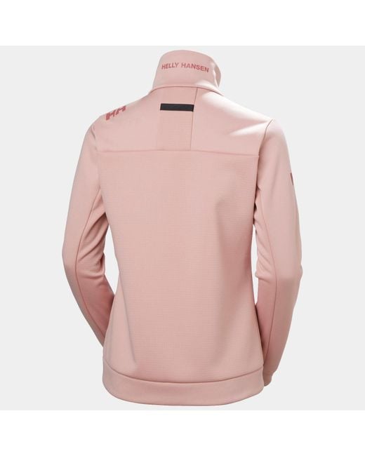 Crew Fleece Jacket Mujer Helly Hansen de color Pink