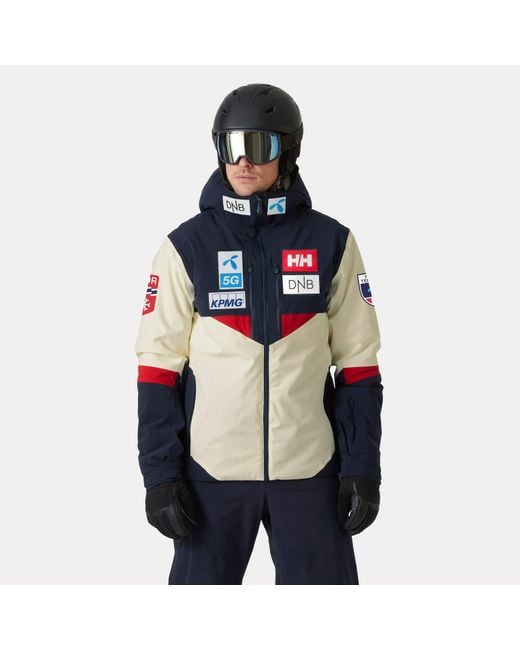 Helly Hansen Blue Kvitfjell Race Insulated Ski Jacket for men