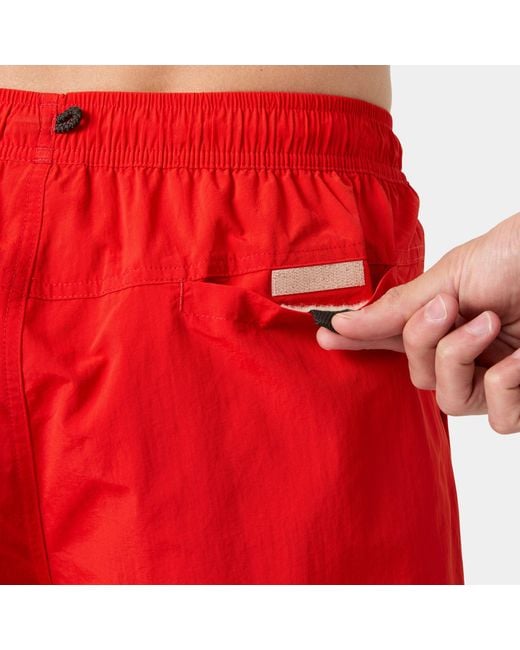 Helly Hansen Red Calshot Trunk 7" for men