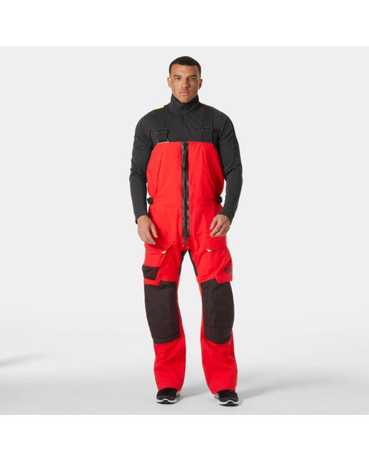 Helly Hansen Red Aegir Ocean Bib 2.0 for men