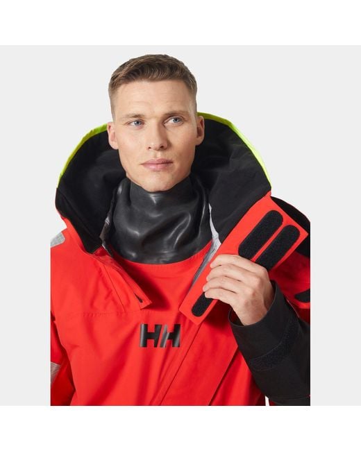 Helly Hansen Red Aegir Ocean Dry Suit 2.0 for men