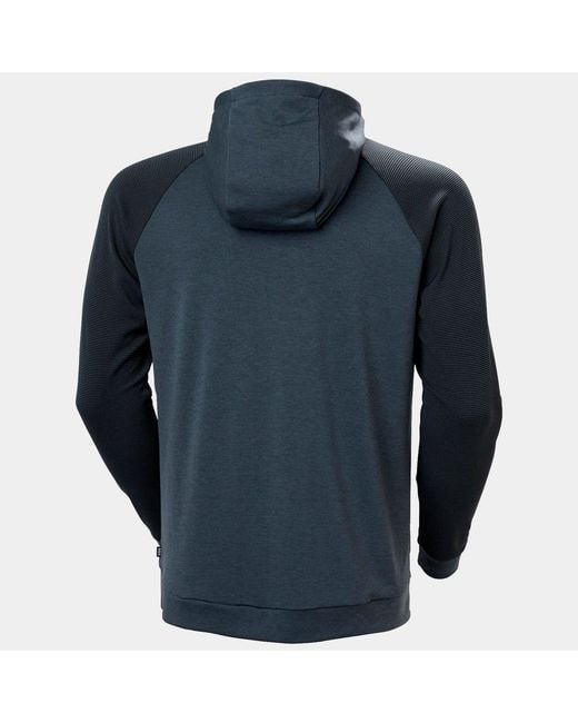 Helly Hansen Blue Lifa Tech Lite Pullover Hood 2.0 for men