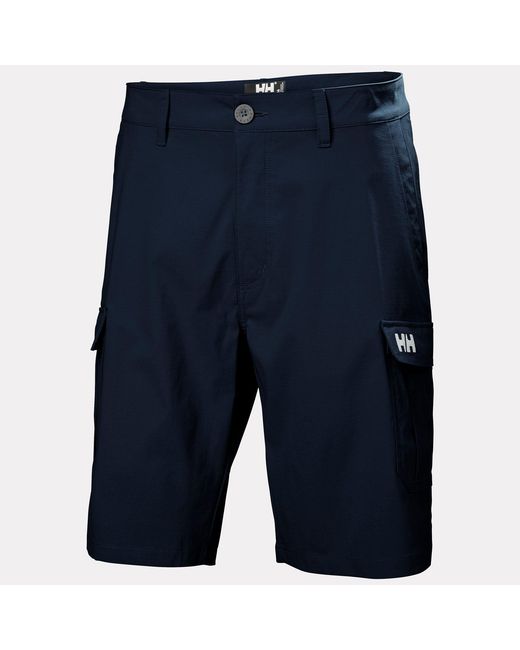Helly Hansen Blue Quick-Dry Cargo Shorts 11" for men