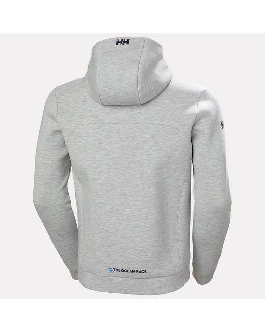 The Ocean Race Felpa Con Cappuccio 2.0 Grigio di Helly Hansen in Gray