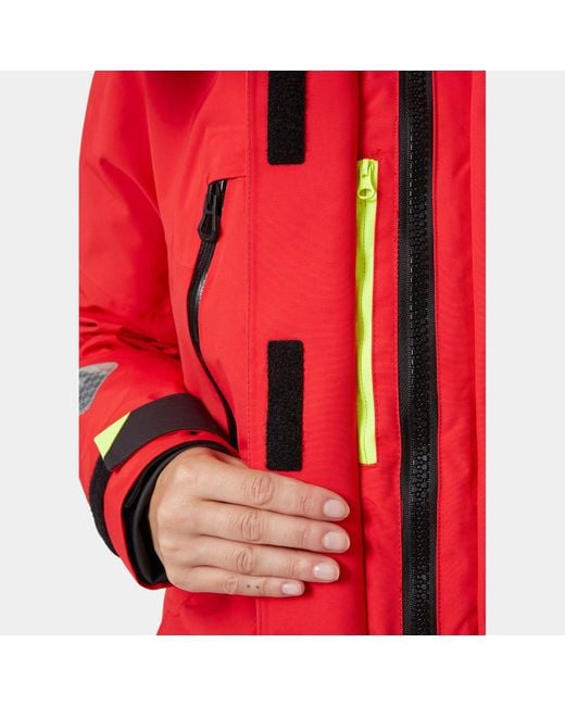 Helly Hansen Red Skagen Offshore Sailing Jacket