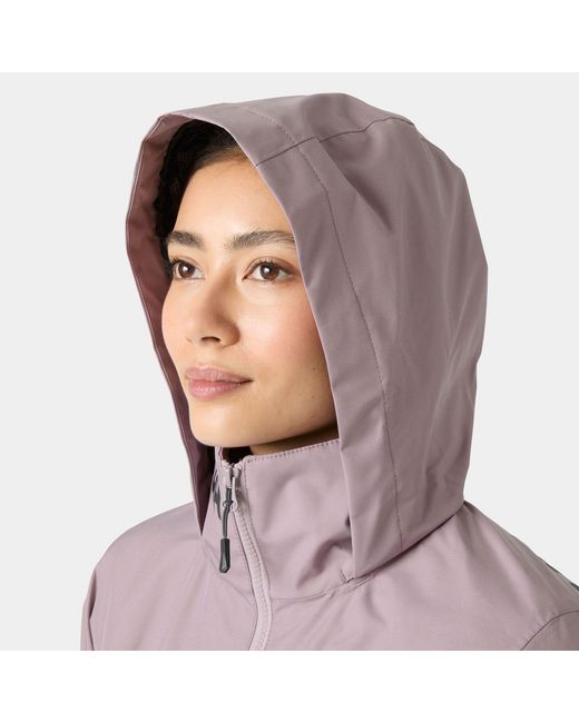 Helly Hansen Purple Crew Hooded Jacket 2.0