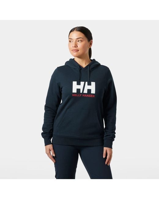 Helly Hansen Blue Hh Logo Hoodie