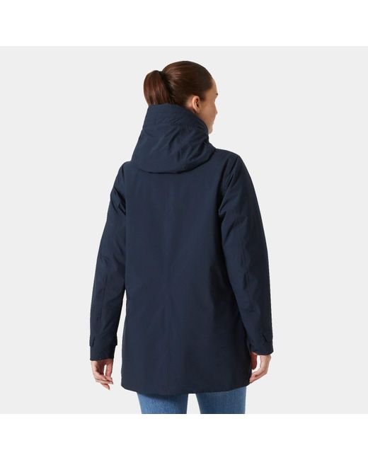 Victoria Insulated Mid Giacca Impermeabile di Helly Hansen in Blue