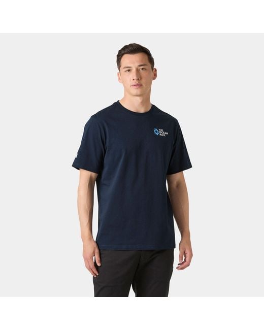 The Ocean Race T-Shirt 2.0 di Helly Hansen in Blue