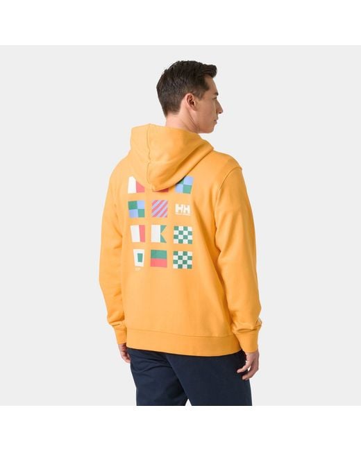 Helly Hansen Orange Shoreline Hoodie for men