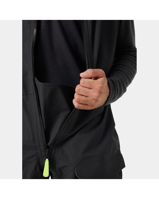 Helly Hansen Black Helly-hansen Ægir Race Salopette 2.0 for men