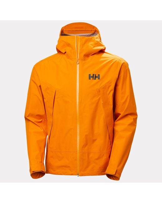 Helly Hansen Orange Verglas Infinity Shell Jacket 2.0 for men