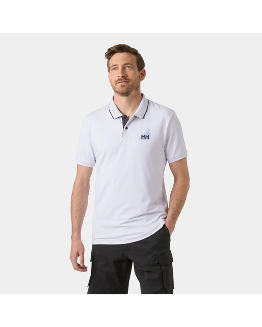 Helly Hansen White Hp Figari Polo for men