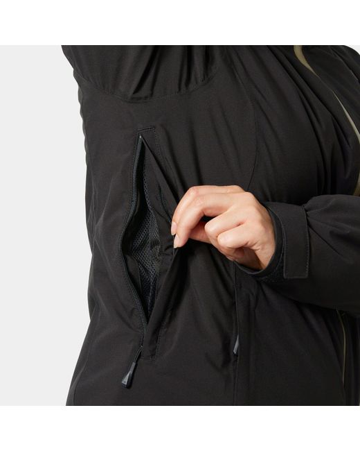 Helly Hansen Black Panorama Insulated Jacket