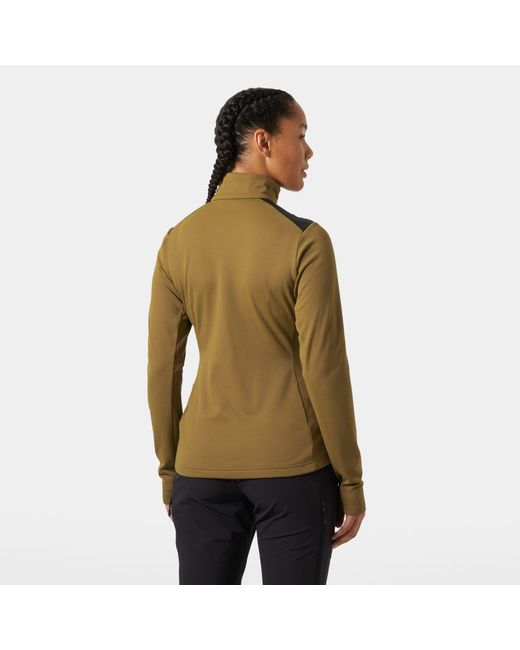 Helly Hansen Green Versalite Hybrid Fleece Jacket