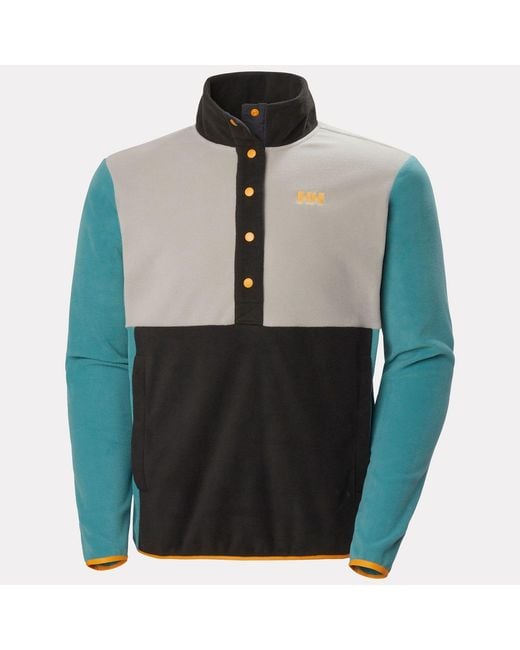 Helly Hansen Green Daybreaker Snap Pullover for men