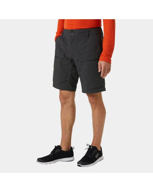 Helly Hansen Black Crewline Cargo Shorts 2.0 for men
