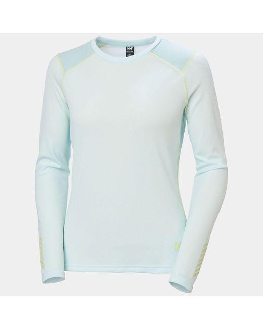 Helly Hansen Blue Lifa Active Crew Lightweight Base Layer