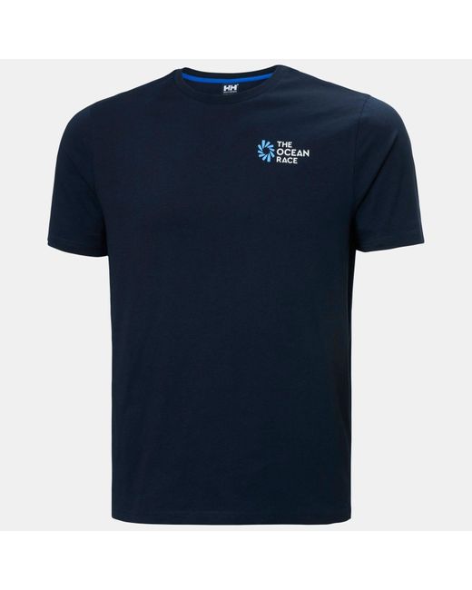 The Ocean Race T-Shirt 2.0 di Helly Hansen in Blue
