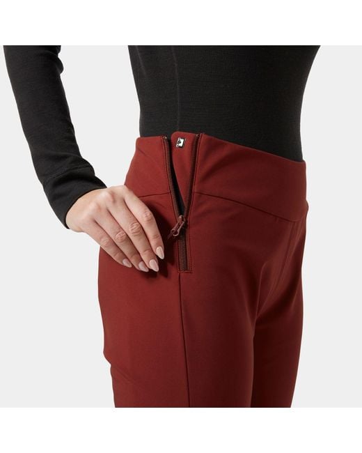 Nora Softshell Pants Mujer Helly Hansen de hombre de color Red