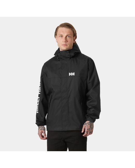 Helly Hansen Men's Ervik Fully Waterproof Jacket Black for men