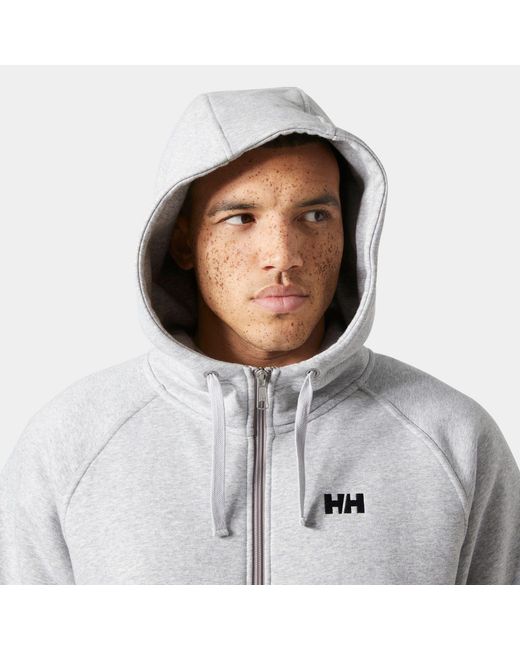 Helly Hansen Gray Elevate Full-Zip Hoodie for men