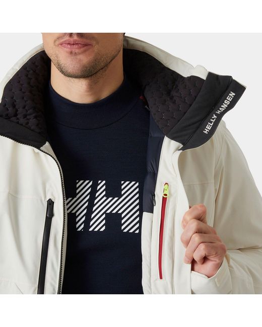 Helly Hansen White Kvitfjell Infinity Down Ski Jacket for men