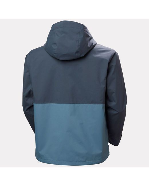 Helly Hansen Blue Escape Utility Rain Jacket for men