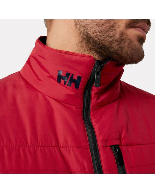 Helly Hansen Red Crew Insulator Sailing Jacket 2.0 for men