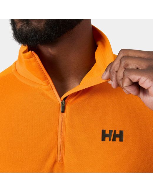 Helly Hansen Orange Hp Half-Zip Pullover 2.0 for men