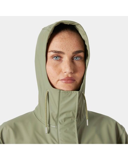 Helly Hansen Green Moss Waterproof Rain Coat