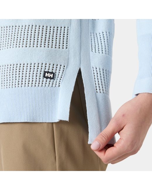 Portofino Knit Felpa Blu di Helly Hansen in Blue