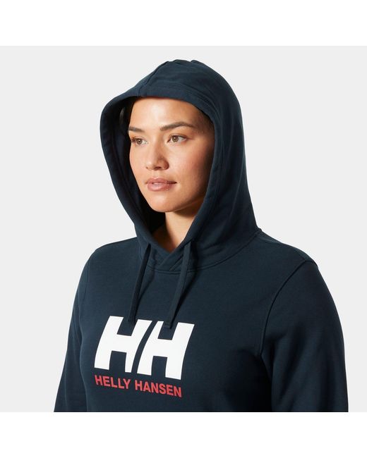 Helly Hansen Blue Hh Logo Hoodie