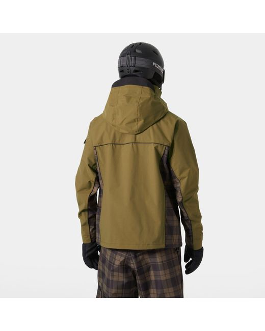 Ullr D Shell Jacket Helly Hansen de color Green