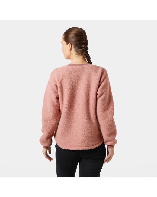 Helly Hansen Pink Escape Teddy Sweater