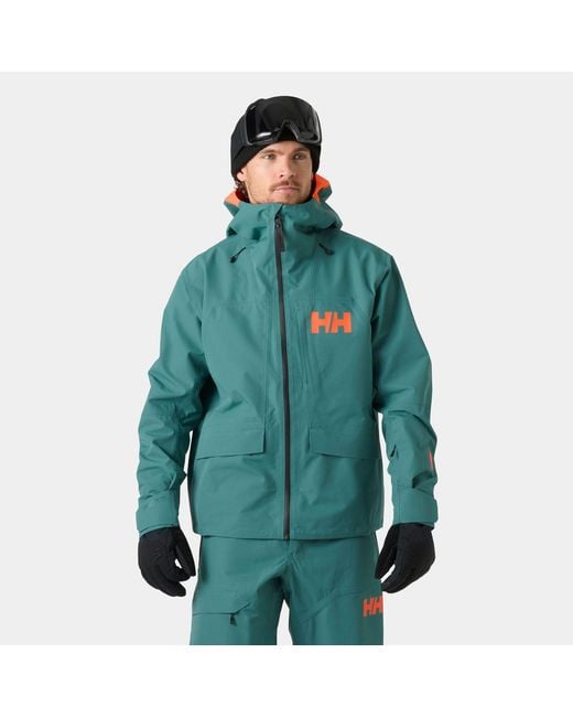Helly Hansen Green Emiko Shell Jacket for men