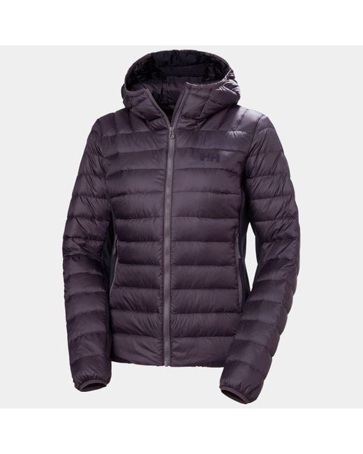 Helly Hansen Purple Verglas Down Hybrid Hooded Jacket 2.0