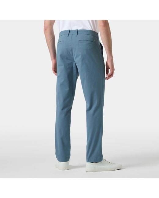 Helly Hansen Blue Bryggen Chino Trousers for men