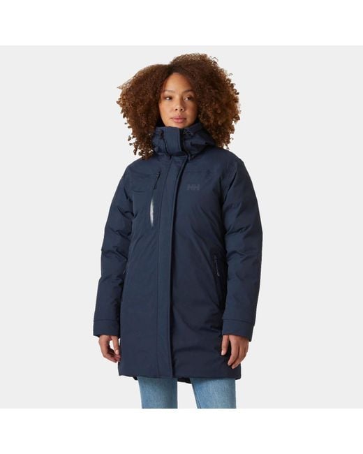 Helly Hansen Blue Adore Helly Tech Parka Navy