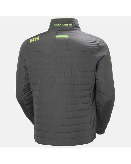 Helly Hansen Gray Crew Insulator Sailing Jacket 2.0 for men
