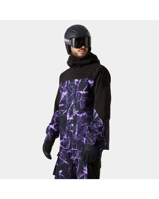 Veste de ski pour ullr d shell violet Helly Hansen pour homme en coloris Blue